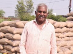 किसान नेतराम ने धान खरीदी केन्द्र मनकी में बेचा 60 क्विंटल धान