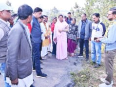 मंत्री श्रीमती लक्ष्मी राजवाड़े ने ओड़गी में सड़क एवं पुलिया निर्माण का किया औचक निरीक्षण गुणवत्ता पर नाराजगी, पुनः निर्माण और कार्य शीघ्र पूर्ण करने के निर्देश
