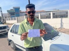 यातायात पुलिस ने वर्ष 2025 में काला शीशा लगे 46 वाहनों पर कार्रवाई, 92 हजार रुपये जुर्माना वसूला