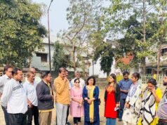 महापौर मधुसूदन यादव वार्ड निरीक्षण में सुबह पहुॅचे कैलाश नगर, कंचनबाग एवं जनता कालोनी में साफ सफाई एवं उद्यानों का किया निरीक्षण