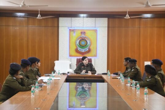 पुलिस अधीक्षक ने की क्राइम मीटिंग, अपराध नियंत्रण और कानून-व्यवस्था पर चर्चा
