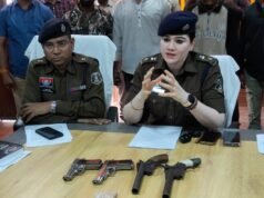 पिस्टल और कट्टा दिखाकर लोगों को डराने वाले 7 बदमाश गिरफ्तार