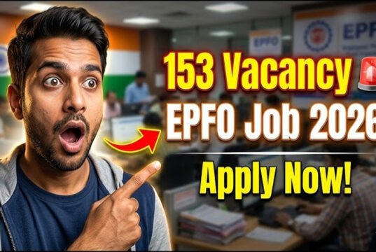 “EPFO Recruitment 2026: EPFO में 153 पदों पर निकली भर्ती, 10वीं पास के लिए मौका; लास्ट डेट से पहले करें आवेदन”