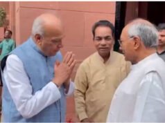 ‘ओम बिरला की जगह आपको स्पीकर होना चाहिए..’, संसद परिसर में जगदंबिका पाल से बोले दिग्जविजय सिंह…