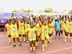 CG: महिला फुटबॉल में छत्तीसगढ़ का शानदार प्रदर्शन, झारखंड को हराकर जीता स्वर्ण पदक…