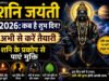 Shani Jayanti 2026: शनि जयंती पर 4 दुर्लभ संयोग, शनि देव को प्रसन्न करने के लिए करें ये उपाय…