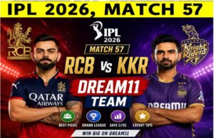 RCB vs KKR Pitch Report: IPL 2026 का 57वां मैच आज रायपुर के शहीद वीर नारायण इंटरनेशनल क्रिकेट स्टेडियम में रॉयल चैलेंजर्स बेंगलुरु और कोलकाता नाइट राइडर्स के बीच खेला जाएगा. पढ़ें पिच रिपोर्ट.