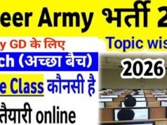 अग्निवीर भर्ती की तैयारी के लिए जिले में ऑनलाइन क्लासेस का संचालन…