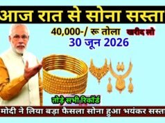 “Gold Rate Today: 30 जून को सुबह के कारोबार में MCX पर सोने की कीमतों में भारी गिरावट…