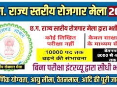 जिला स्तरीय रोजगार मेला 10 जून को सोमनी में – विभिन्न नियोजक व कंपनियों द्वारा लगभग 954 पदों पर की जाएगी भर्ती…