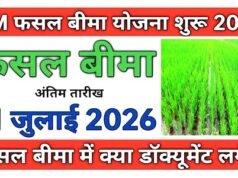 cg” प्रधानमंत्री फसल बीमा योजना – फसलों का बीमा कराने की अंतिम तिथि 31 जुलाई तक…”
