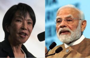 प्रधानमंत्री मोदी ने जापानी प्रधानमंत्री ताका इची का राष्ट्रपति भवन में औपचारिक स्वागत किया…