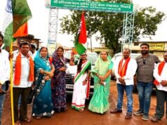तिलई मंडल में निकली भव्य तिरंगा यात्रा…