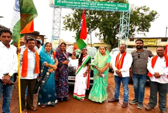 तिलई मंडल में निकली भव्य तिरंगा यात्रा…