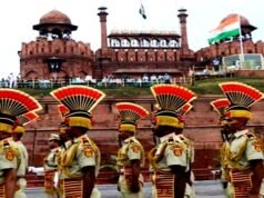 स्वतंत्रता दिवस समारोह: दिल्ली के लाल किला के पास फुल ड्रेस रिहर्सल…