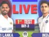 IND vs SL 1st Test Day 3: 5 विकेट गिरने के बाद संभली श्रीलंकाई पारी…