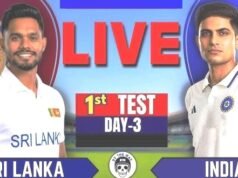 IND vs SL 1st Test Day 3: 5 विकेट गिरने के बाद संभली श्रीलंकाई पारी…