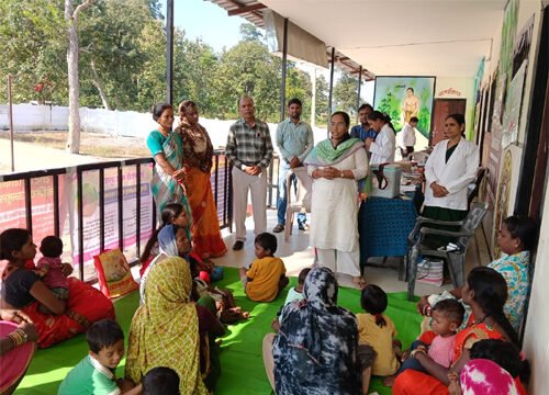 वनांचल तुमड़ादाह में विशेष स्वास्थ्य शिविर आयोजित, बैगा समुदाय के 55 लोगों का हुआ स्वास्थ्य परीक्षण