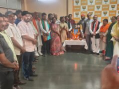 भाजपा कार्यालय में लौह पुरुष सरदार वल्लभभाई पटेल की जयंती मनाई गई