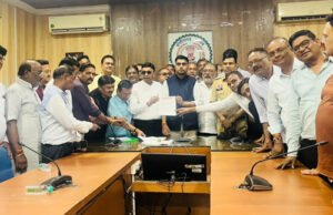 मांस विक्रय के लिए निर्धारित स्थल की मांग पर सर्वसमाज एकजुट