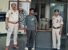अवैध रूप से शराब परिवहन करते हुए 115 पौवा देशी शराब के साथ एक आरोपी गिरफ्तार